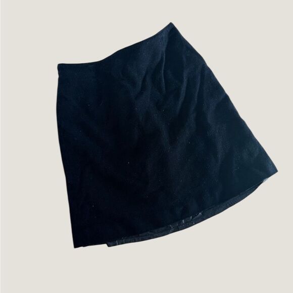 Vintage Blue Label Ralph Lauren Black Winter Skirt - Picture 1 of 4